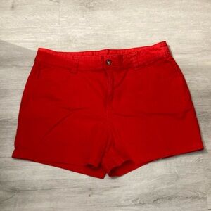 Style & Co Red Jean Shorts Casual Wear